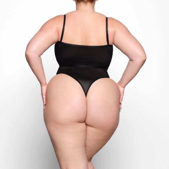 NWT Skims Sheer Sculpt Bandeau in Onyx - Picture 4 of 8